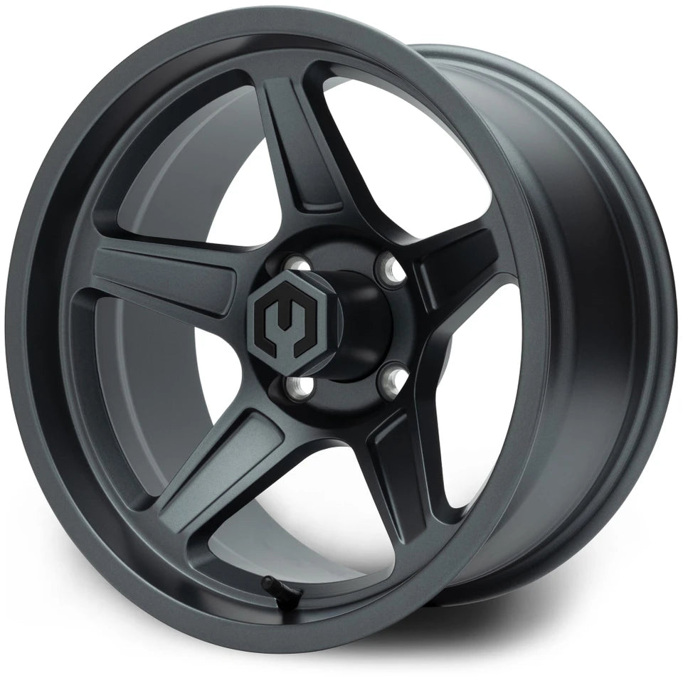 MODZ® 15" Drift Gunmetal Golf Cart Wheel