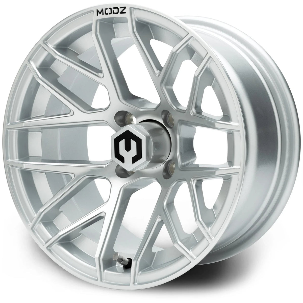 MODZ® 14" Matrix Silver Golf Cart Wheel