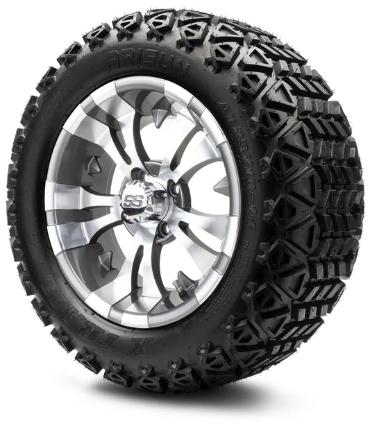 MODZ® 14" Vampire Gunmetal - Lifted Tires and Wheels Combo