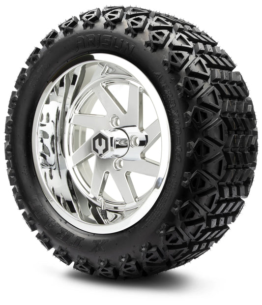 MODZ® 14" Fury Chrome - Lifted Tires and Wheels Combo