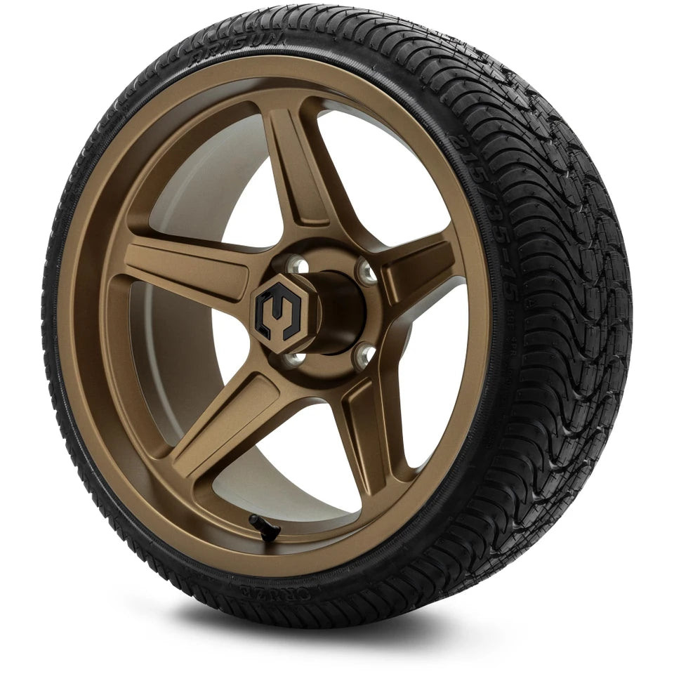 MODZ® 15" Drift Matte Bronze - Low Profile Tires and Wheels Combo