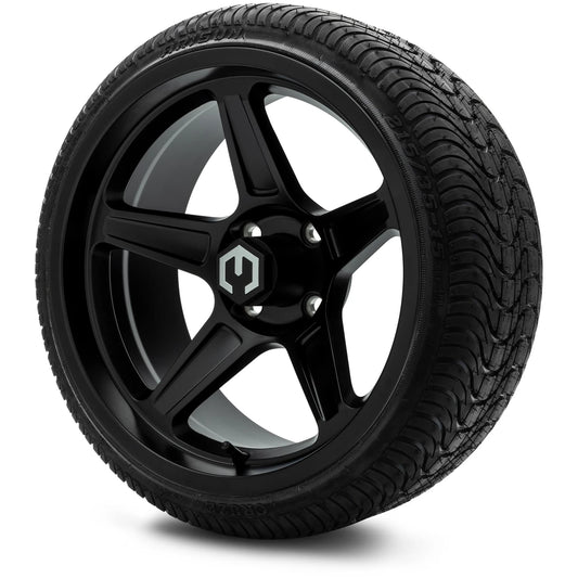 MODZ® 15" Drift Matte Black - Low Profile Tires and Wheels Combo