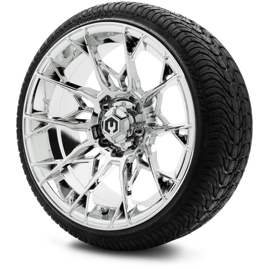 MODZ® 15" Chaos Chrome - Low Profile Tires and Wheels Combo