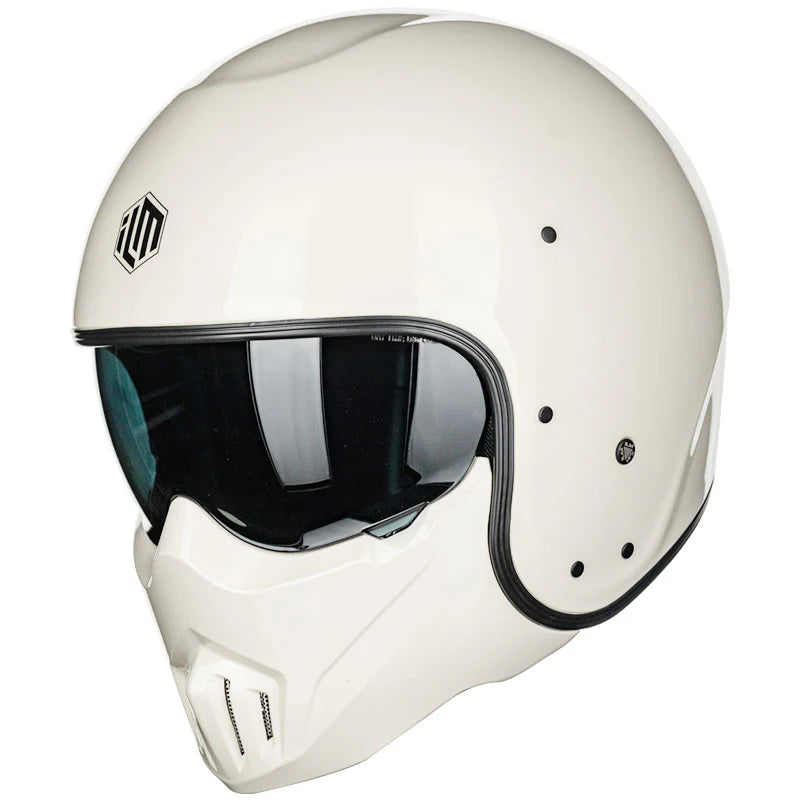 Open Face Motorcycle 3/4 Helmet Lightweight Vintage Helmet