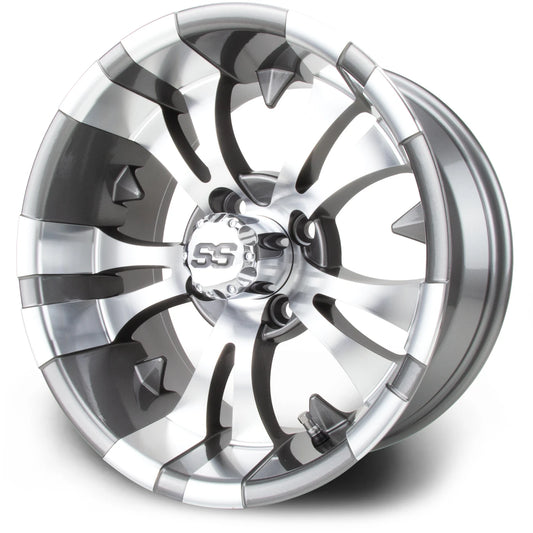 MODZ® Classic 14" Vampire Gunmetal Golf Cart Wheel