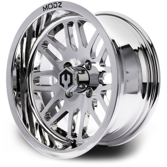 MODZ® 14" Mayhem Chrome Golf Cart Wheel