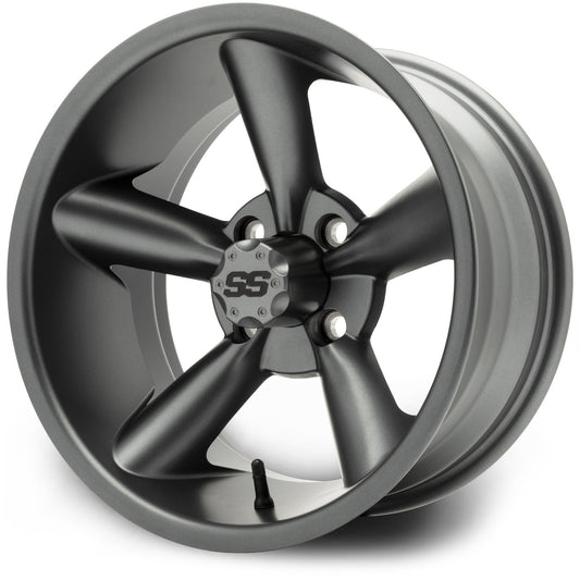 MODZ® Classic 14" Godfather Gunmetal Golf Cart Wheel