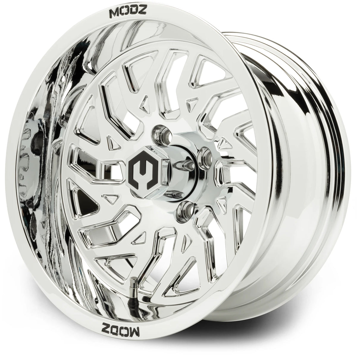 MODZ® 14" Carnage Chrome Golf Cart Wheel