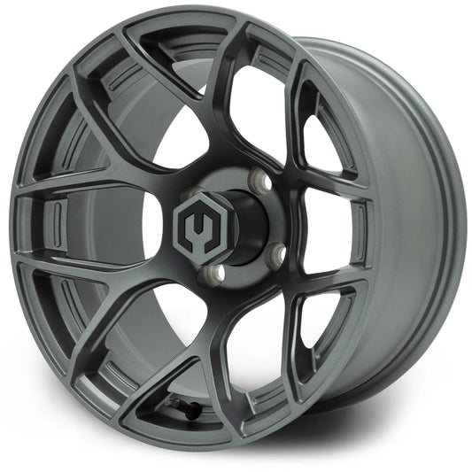 MODZ® 14" Renegade Matte Gunmetal Golf Cart Wheel