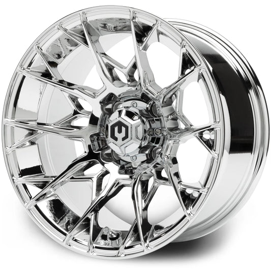 MODZ® 14" Chaos Chrome Golf Cart Wheel