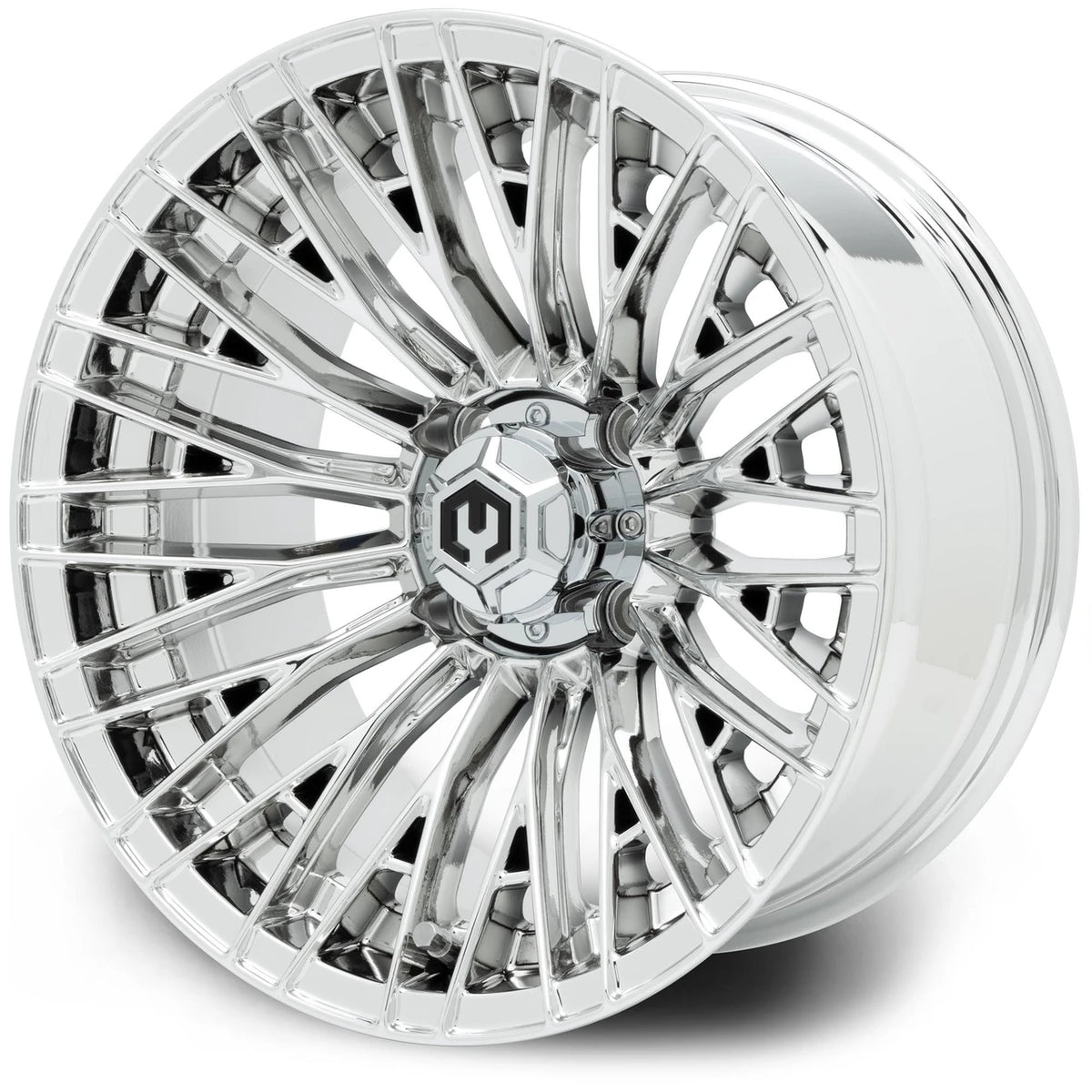 MODZ® 14" Reaper Chrome Golf Cart Wheel