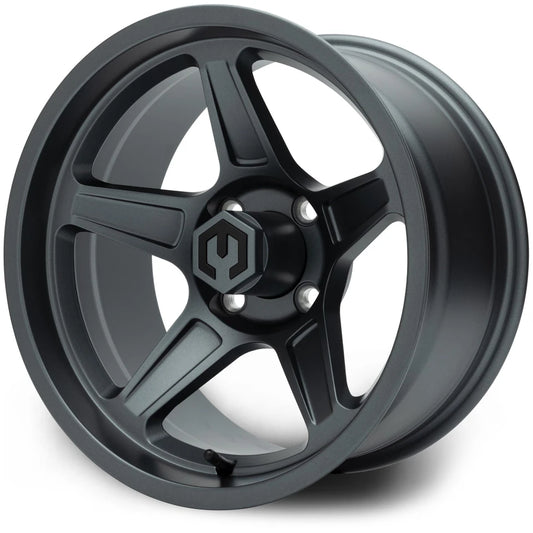 MODZ® 15" Drift Gunmetal Golf Cart Wheel