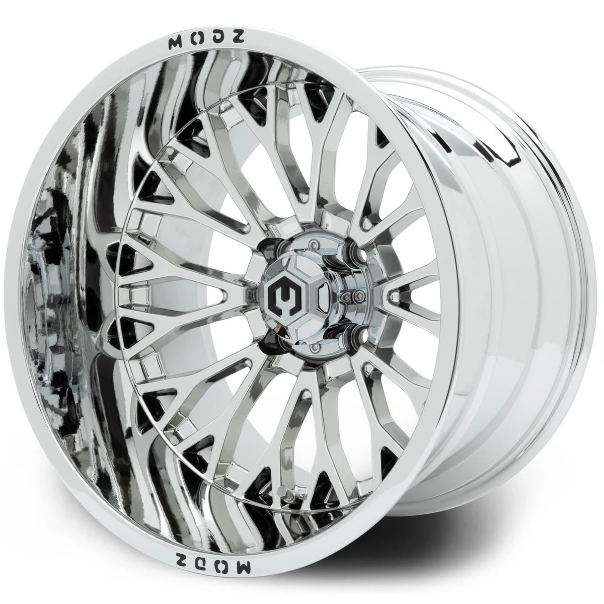 MODZ® 15x10" Convict Chrome Golf Cart Wheel
