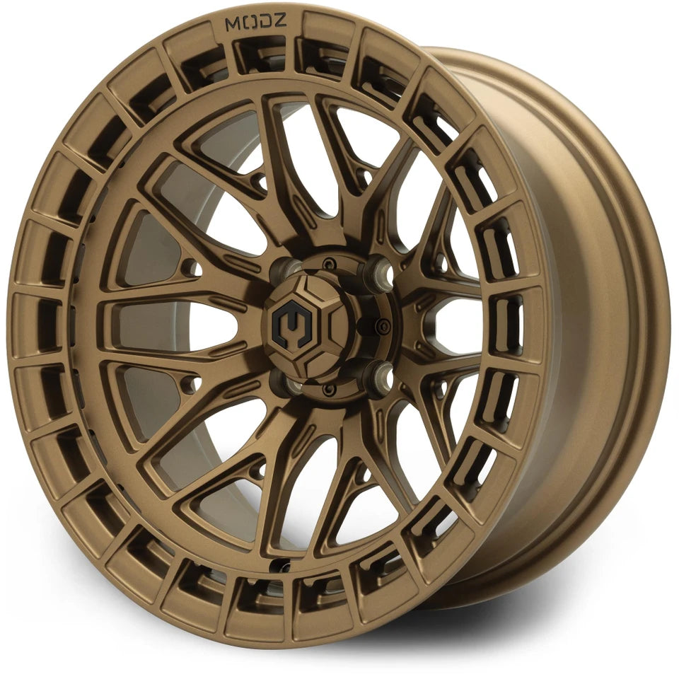 MODZ® 15" Torrent Matte Bronze Golf Cart Wheel
