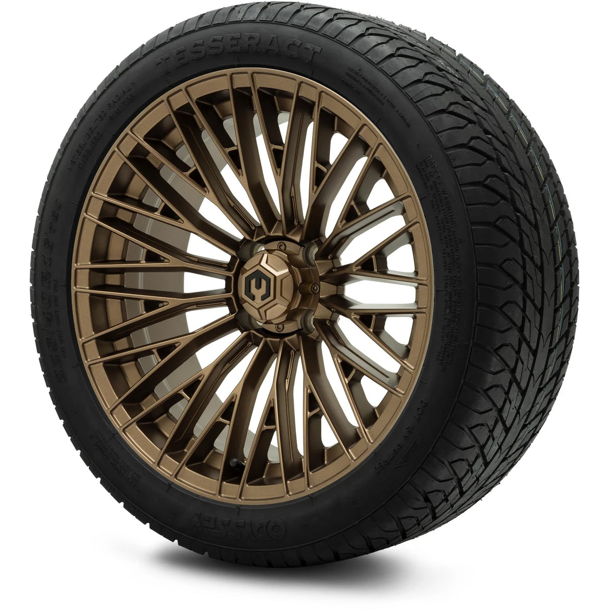 MODZ® 16" Reaper Matte Bronze - Low Profile Tires and Wheels Combo