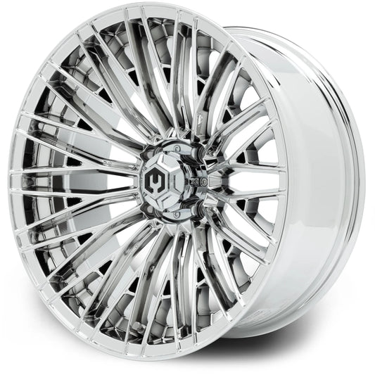 MODZ® 16" Reaper Chrome Golf Cart Wheel