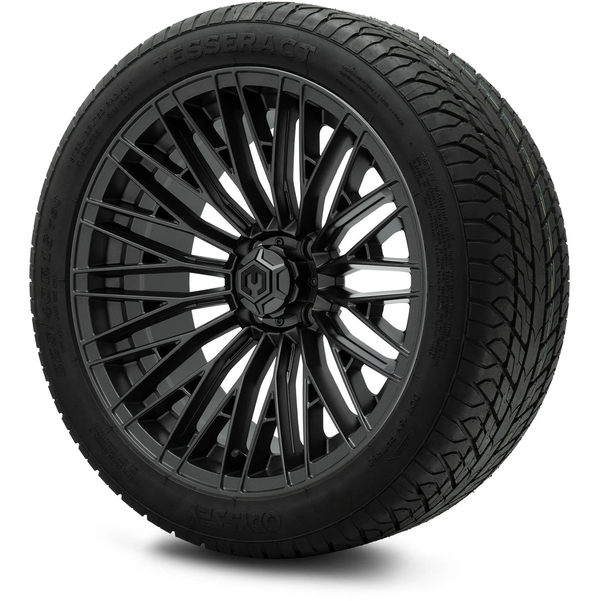 MODZ® 16" Reaper Titanium Gunmetal - Low Profile Tires and Wheels Combo
