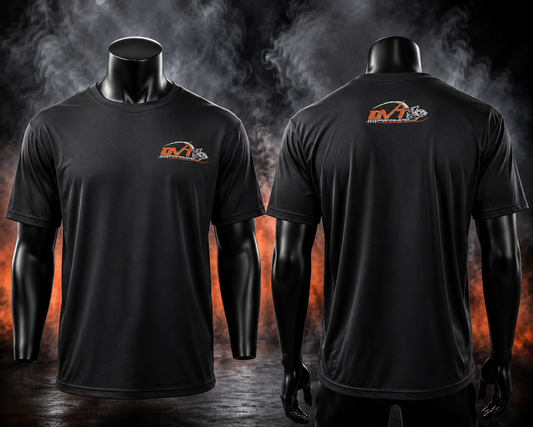 DVT Performance Embroidery Black Jersey