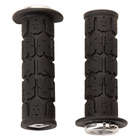Odi ATV V2.1 Lock-On Grips - Rouge Black/Silver 125mm (4.9") Length